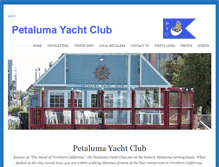 Tablet Screenshot of petalumayachtclub.com